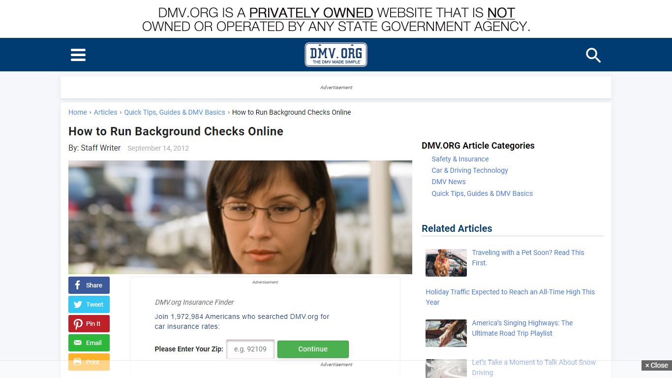 How to Run Background Checks Online | DMV.ORG